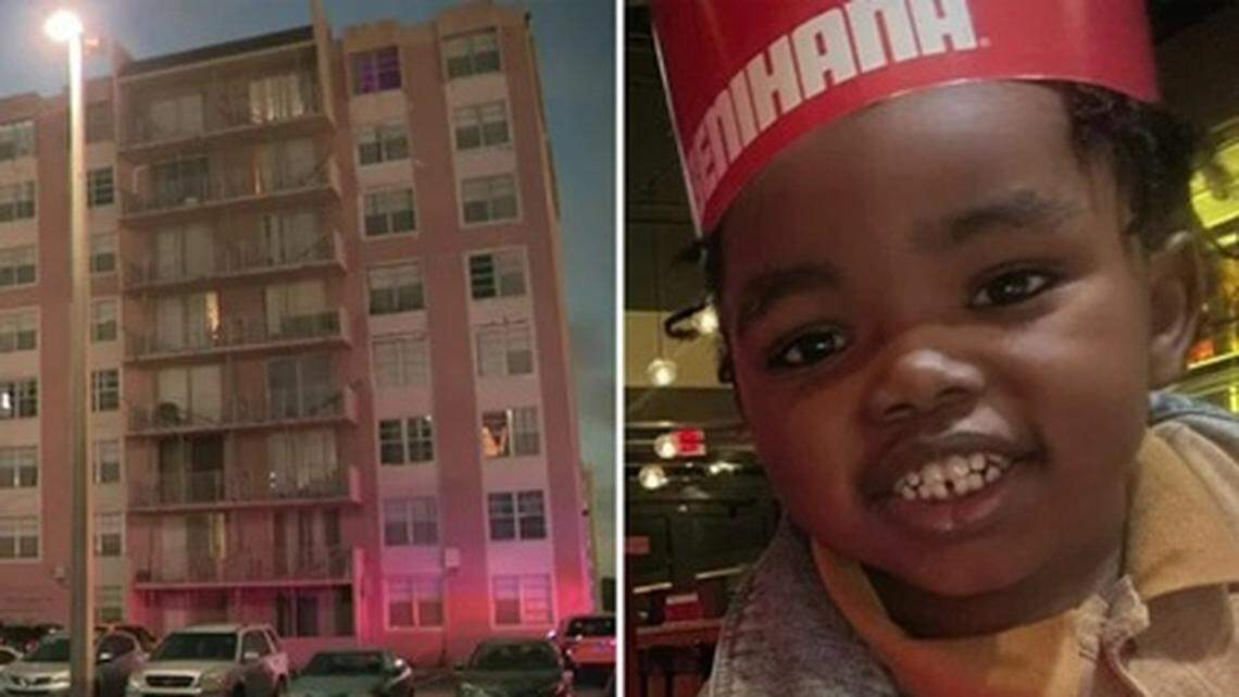 Four-year-old Will fell from a sixth-floor window in North Miami on April 18, 2026. He suffered a broken femur, lung damage and other injuries. Four-year-old Will fell from a sixth-floor window in North Miami on April 18, 2026. He suffered a broken femur, lung damage and other injuries.